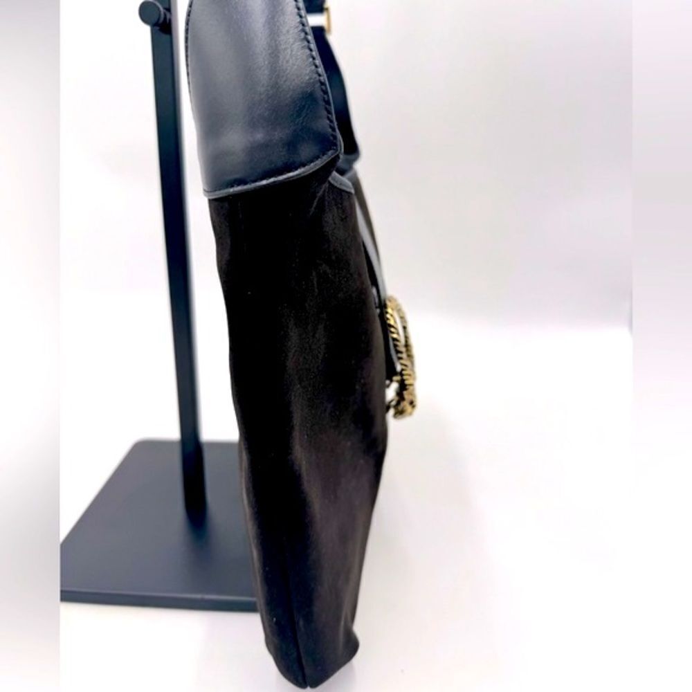 Auth Tom Ford for Gucci Brown Suede Black Leather Trim Dionysus Jackie Hobo Bag - Picture 5 of 16
